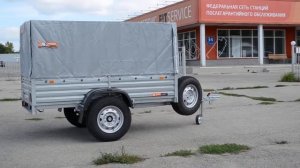 ПРИЦЕП МЗСА 817701.016 "OFF-ROAD" с высоким бортом. ПРИЦЕП-ЦЕНТР ТОЛЬЯТТИ 977 км.ТРАССЫ М5 "УРАЛ" 1