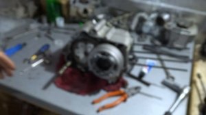 Разборка мотора питбайка SSR125. Часть 2.