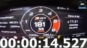 Audi SQ7 TDI ACCELERATION & LAUNCH CONTROL by AutoTopNL