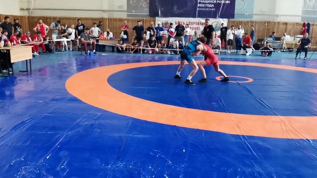 Представитель Алании выходит в финал 41 кг Дзангиев Исмаил(Калининград)-Абациев Рустем(РСО-Алания)