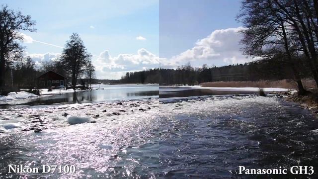 Nikon D7100 vs Panasonic GH3 - Video mode (Side by side comparison) - Samples смотреть онлайн