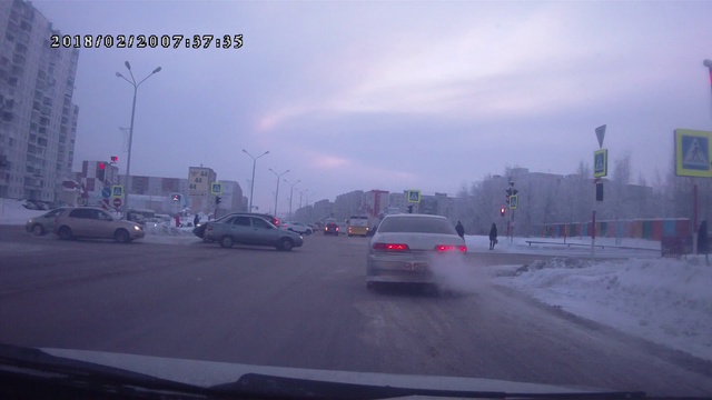 на красный