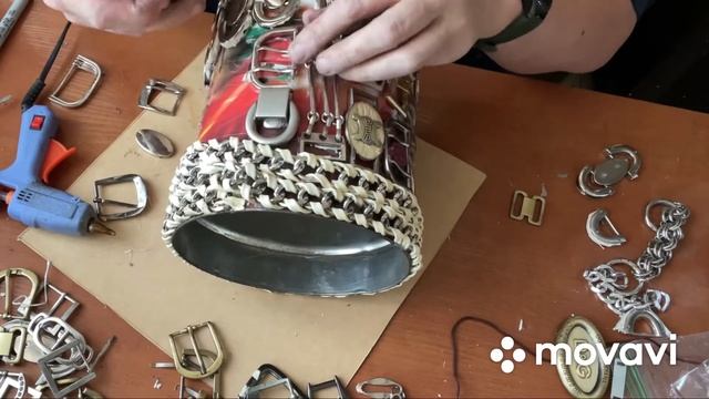 Из металлического и пластикового хлама - отличный Цветочный Горшок ! смотреть онлайн