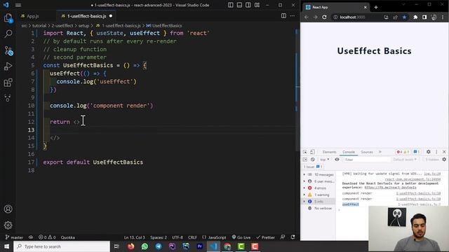 UseEffect in react JS , Developing , React JS for beginners , React , JS , Html , CSS , PHP ?️ ? ?