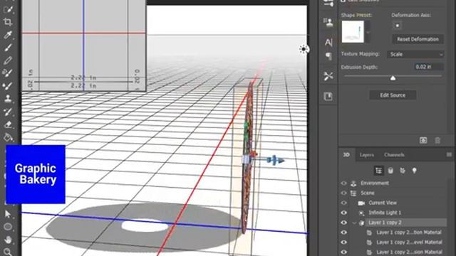 Create 2D image into 3D object in adobe photoshop смотреть онлайн