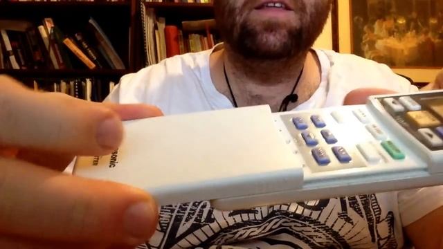 Panasonic Airconditioner Remote Battery Change - How To