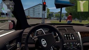 Обзор Машины TOYOTA CAMRY 2015 В Игре City Car Driving.PEGASS Рулит.