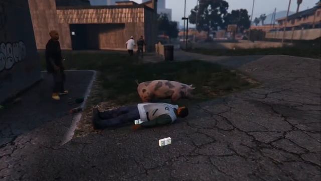 GTA 5 PC Играть животными Хрюша смотреть онлайн