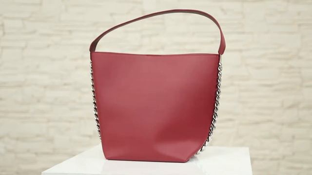 СУМКА ИЗ НАТУРАЛЬНОЙ КОЖИ 012170, ЦВЕТ БОРДОВЫЙ смотреть онлайн