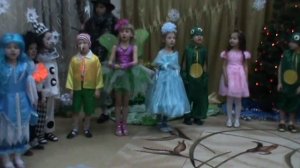 "новогоднее приключение Буратино"новогодний утренник в д\с 1часть