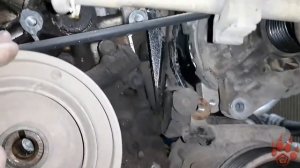 Peugeot 407  Переделка натяжки ремня генератора