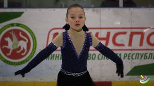 Анкудинова Есения. Кубок Яшьлек 21 01 23. Юный фигурист