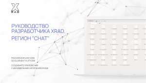 Руководство разработчика XRAD. Регион "CHAT"