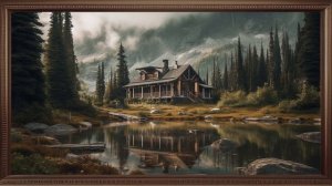 Framed TV Wallpaper 4K / 1 Hours / TV Wallpaper Art /  Tv Art / TV Tablo TV Çerçeve / Screensaver