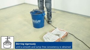 Subfloor preparation with rapid-drying, cement-based levelling compound UZIN NC 172