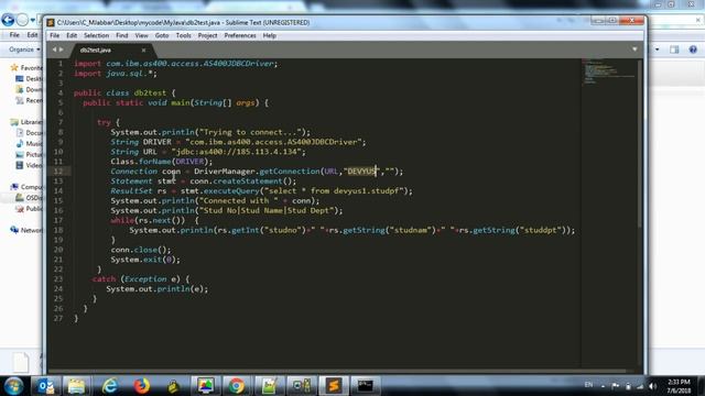How to connect IBM i DB2 using JDBC Driver | yusy4code смотреть онлайн