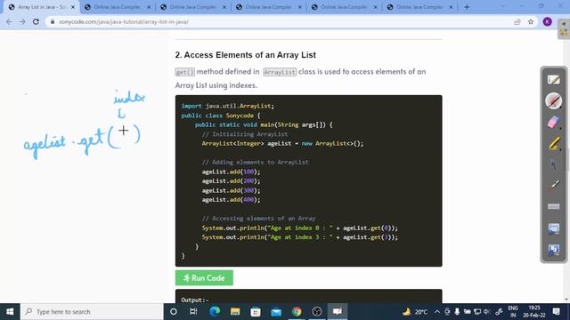 ArrayList in Java