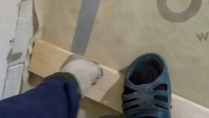 Укладка чернового пола на втором этаже