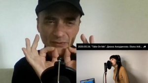 Diana Ankudinova REACTION Take On Me". Диана Анкудинова, возьми меня, реакция.