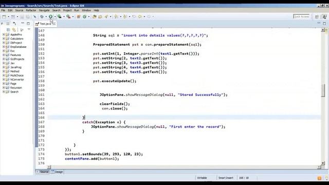 Display records in JTable from MySql - Java GUI - Demo смотреть онлайн