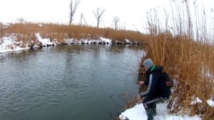 Бешенный клев щуки на реке Лугань, давно такого не было.