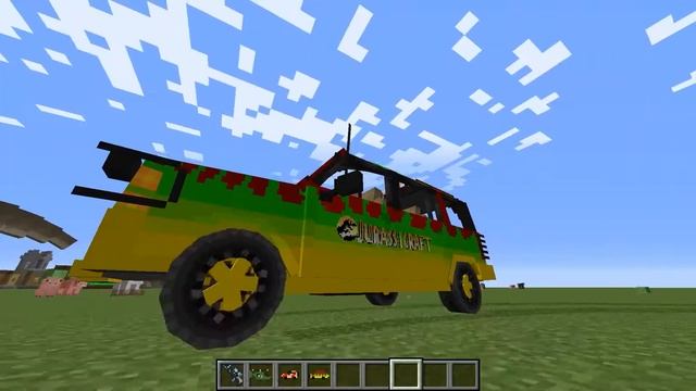 ОБЗОР НА МОД С ДИНОЗАВРАМИ / МАЙНКРАФТ MINECRAFT / КАК СКАЧАТЬ МОДЫ смотреть онлайн