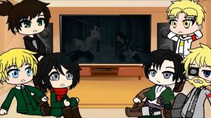 Aot react to Demon Slayer World | Gacha reacts