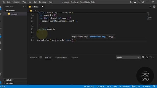 Mapping Array in JavaScript | Tutorial in Tamil | Tamil Programmer