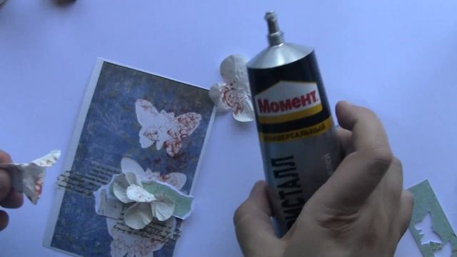 Мастер-класс открытка ручной работы "Бабочка" смотреть онлайн