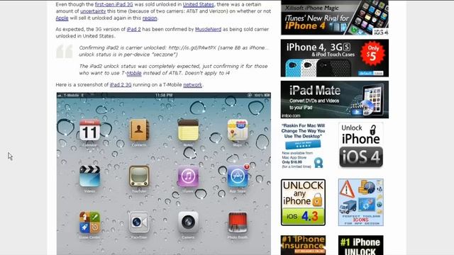 iPad 2 3G on AT&T Is Sold Unlocked In United States - CONFIRMED смотреть онлайн