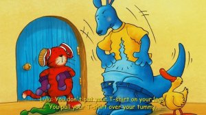 Cookie & Friends A - U4 Clothes - Look at You! What a Mess! (Story with audio & text)