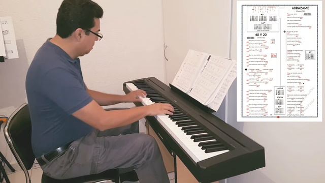 Abrázame -Alejandro Fernández- piano Yamaha P45b смотреть онлайн