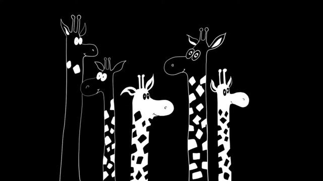 Веселые картинки. Жирафы. смотреть онлайн