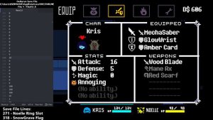 Deltarune Ch. 2 | How to get SnowGrave early (Save File modification)