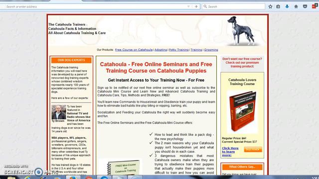 Training A Catahoula Leopard Dog Free-Mini Course