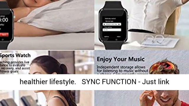 Bluetooth Smart Watch Fitness Tracker, Touch Screen Smart Wrist Smartwatch Support SIM SD Card Slot смотреть онлайн