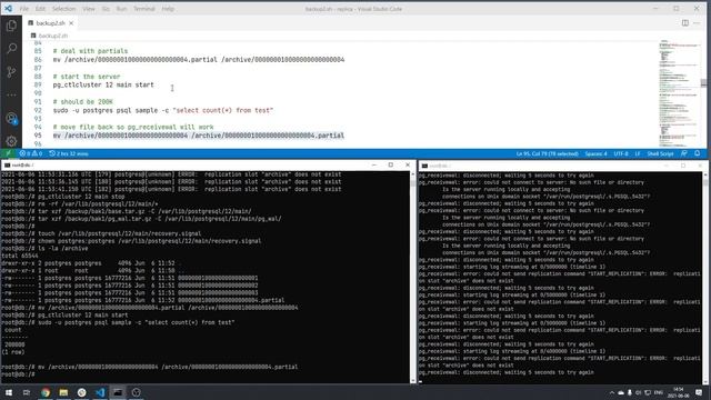 postgres бекап и рестор штатными средствами смотреть онлайн