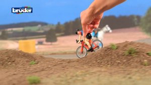 BRUDER Roadster mit Rennrad -- 03485 -- BRUDER Spielwaren