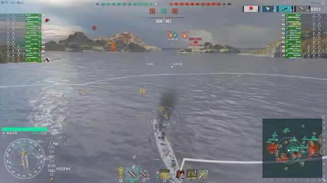 V-170 готовит петушка на палочке. Страны Оси в World of Warships смотреть онлайн