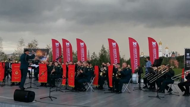 Военного оркестра 154 отдельного Преображенского полка 03.08.19 парк зарядье Бах #спасскаябашня2019