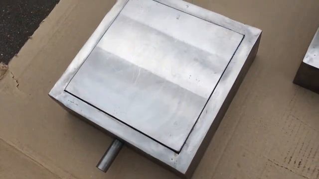 Пресс форма под янтарную плитку. Mold for amber pressing process. смотреть онлайн