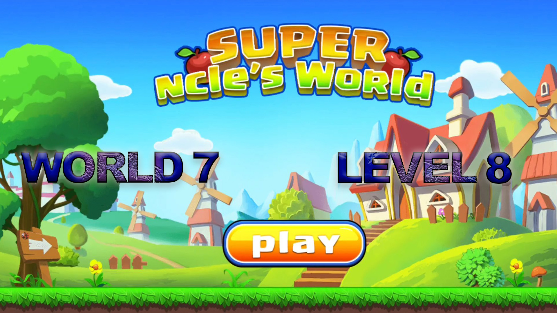 Super ncle's  World 7. Level 8.