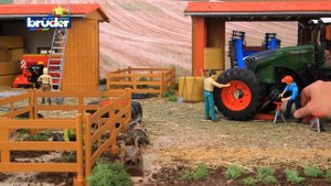 Bruder Toys Fendt X 1000 Tractor w/ Repair Accessories - #04041