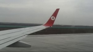 TURKISH AIRLINES(THY).CROSSWIND LANDING.Iniş.DONETSK .mp4