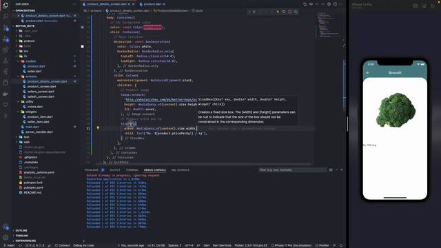 Flutter Shopping App Tutorial 34 - Adding Product Details Screen Design to Flutter UI (PART 4)