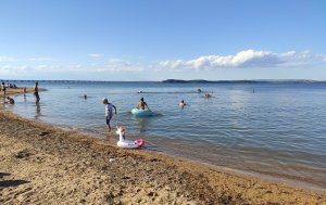 Море, пляж, ремонт парка на Санаторной. Владивосток