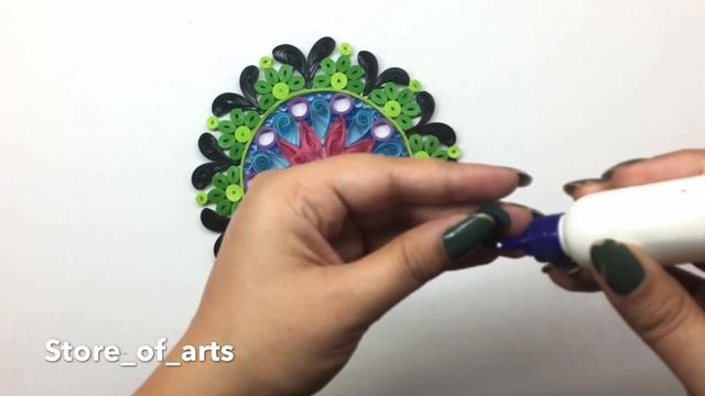 Easy Quilling Mandala Art for beginners without quilling tools Step by Step  on demand