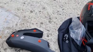 Мото шлем (каска) с али экспресс за 2700р обзор, распаковка. #блогвладивосток