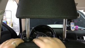Снять подголовник туарег 2011 года выпуска/headrest dismantling Volkswagen Tuareg 2011 release