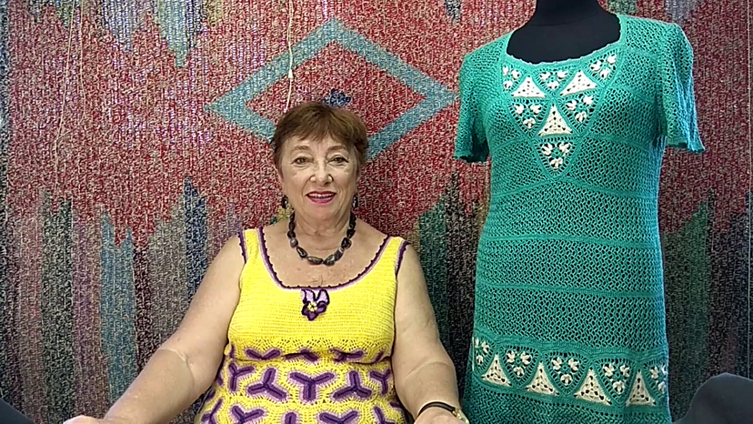 Платье "Фокстрот". Мастер-класс по вязанию крючком от О. С. Литвиной.